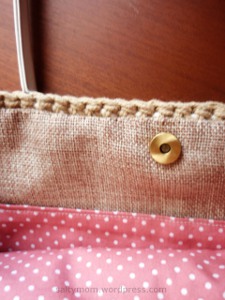 inner fabric combination for crochet bag