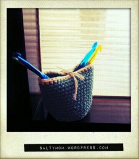 diy crochet container