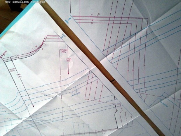 v neck blouse  sewing 3