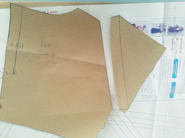 v neck blouse sewing5