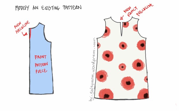 From round neck to slit v-neck