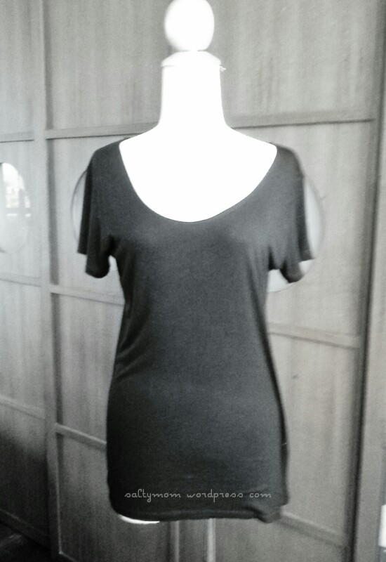 lace tshirt before diy