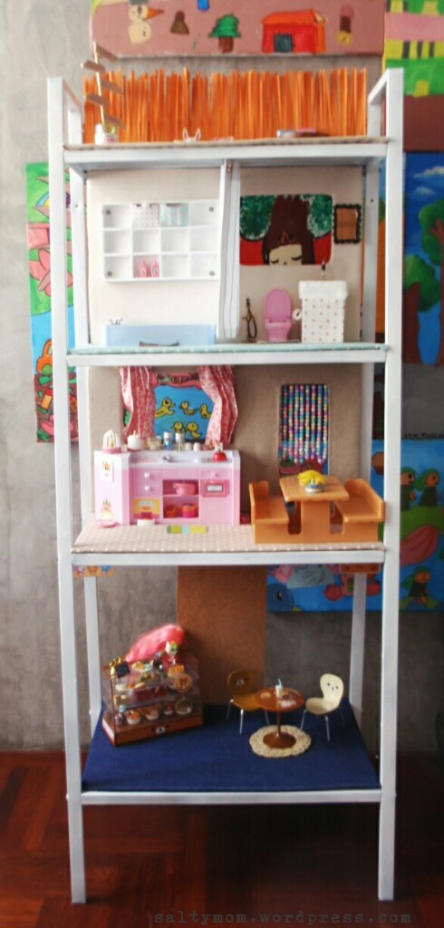 diy dollhouse ikea shelf