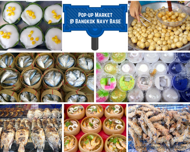 pop up market at bangkok navy base