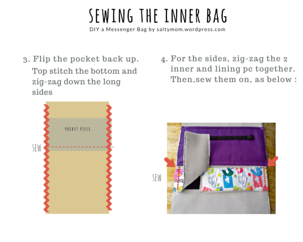 sewing the inner bag 2