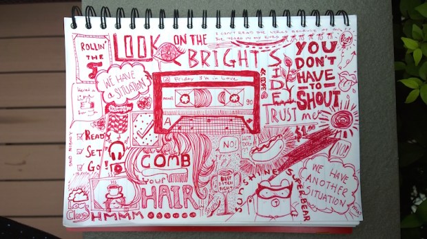 sharpie art workshop inspired by salty mom.wordpress.com