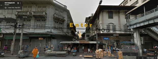 flower market to chinatown walking route2