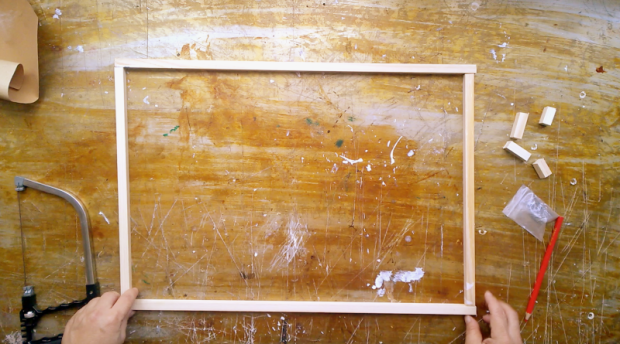 2 this set up did not work for wooden frame