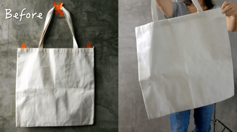 diy tote bag before pic