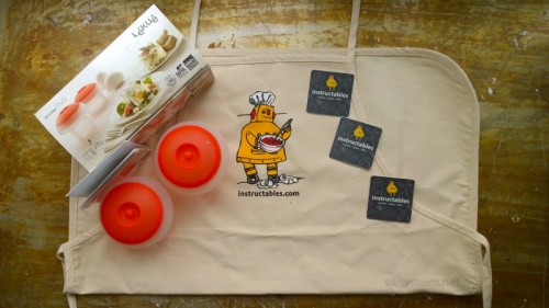 instructable robot apron and lekue eggcups