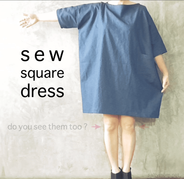 funny kneecaps diy sew a square linen japanese dress saltymom.net