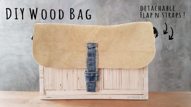 diy wood bag with detachable leather flap and straps by saltymom.net.jpg