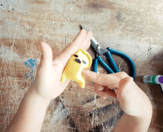 diy gudetama bean bag mock up felt by saltymom.net