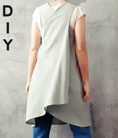 Draft n Sew a Criss Cross Back Apron Dress | Salty*mom Draft n Sew a Criss Cross Back Apron Dress | Salty*mom