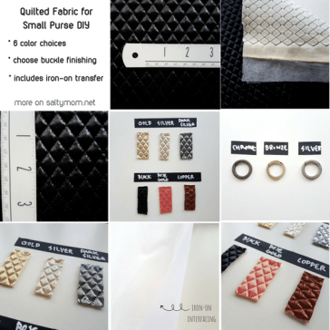 Quilted Fabric for Purse DIY