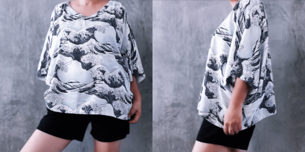 diy kaftan with pocket in sleeve